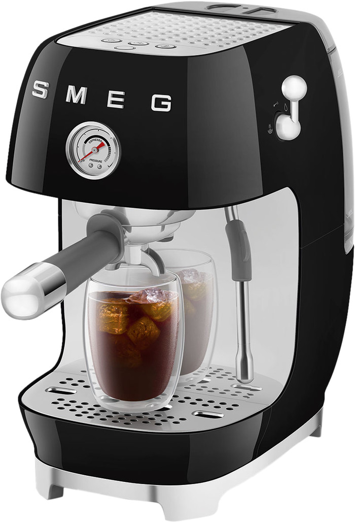 SMEG ECF03BLEU Schwarz linke seite