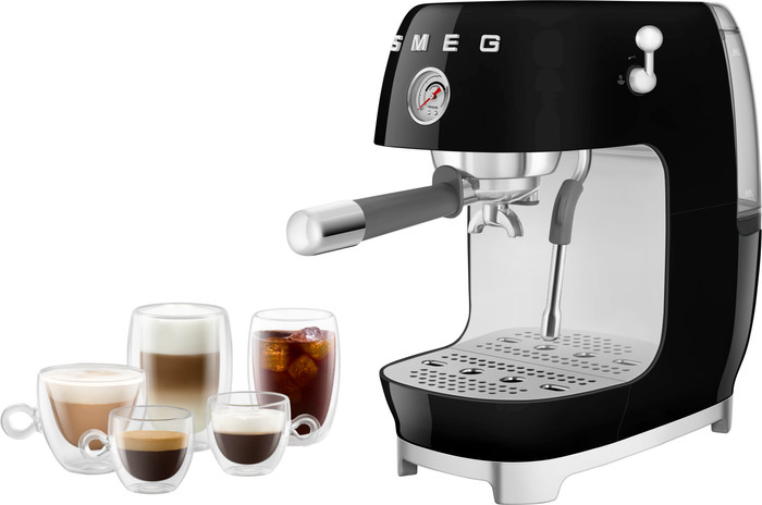 SMEG ECF03BLEU Schwarz zubehör