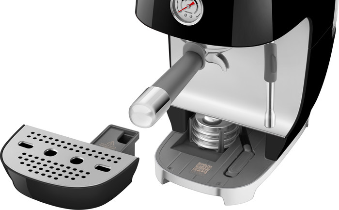 SMEG ECF03BLEU Schwarz detail