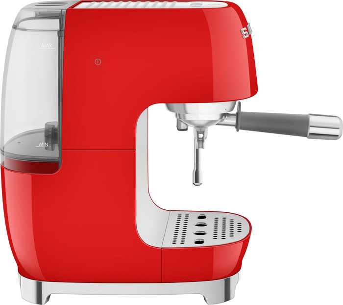SMEG ECF03RDEU Rot linke seite