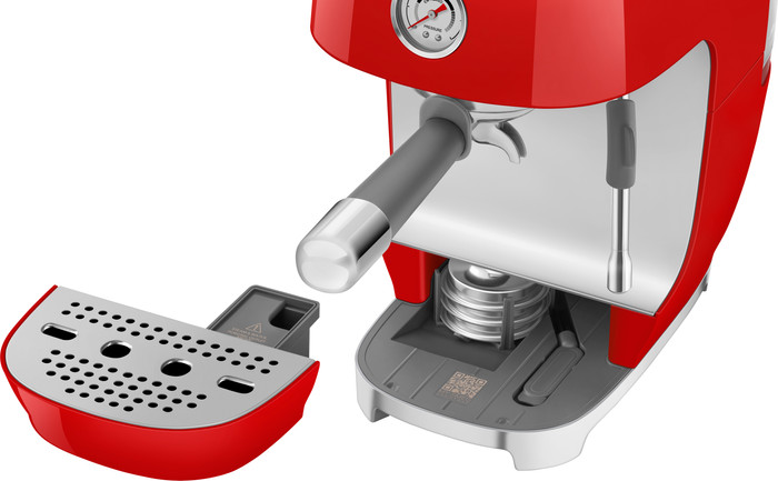 SMEG ECF03RDEU Rot detail