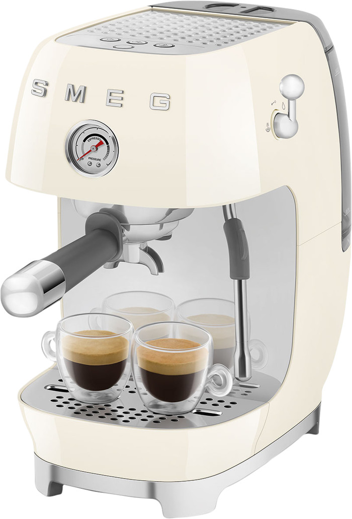 SMEG ECF03CREU Creme linke seite