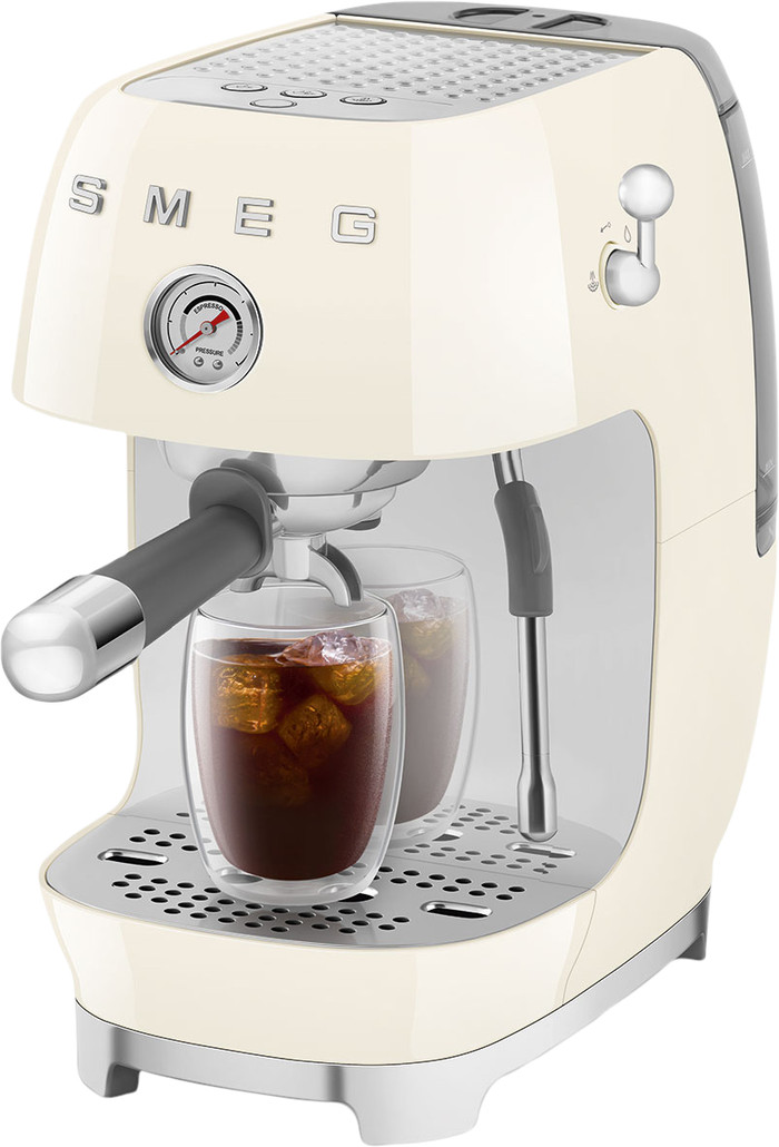 SMEG ECF03CREU Creme linke seite