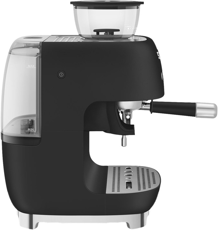 SMEG EGF03BLMEU Mattschwarz linke seite