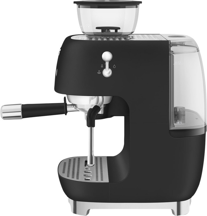 SMEG EGF03BLMEU Mattschwarz rechte seite