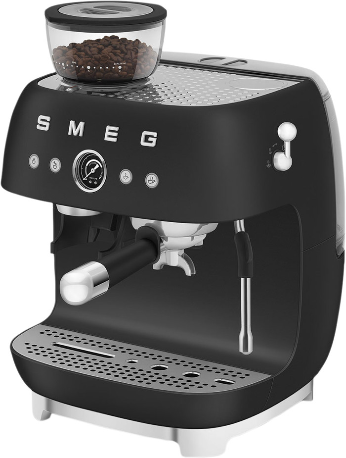 SMEG EGF03BLMEU Mattschwarz rechte seite