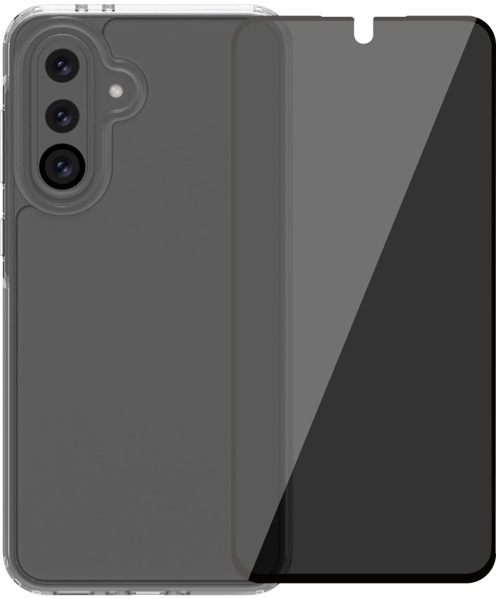 BlueBuilt Protective Cover Samsung Galaxy A36 Transparent + Privacy Panzerglas Main Image