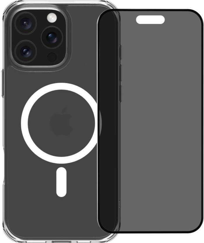 BlueBuilt Protective Backcover mit MagSafe iPhone 16 Pro Max + Privacy Displayschutz Main Image