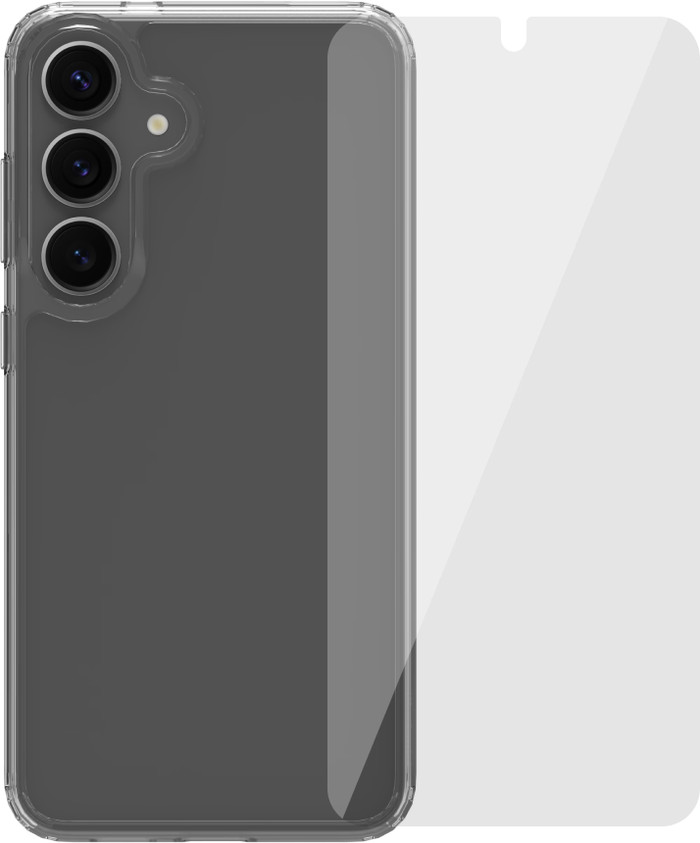 BlueBuilt Protective Backcover Samsung Galaxy S25 Plus Transparent + Panzerglas Main Image