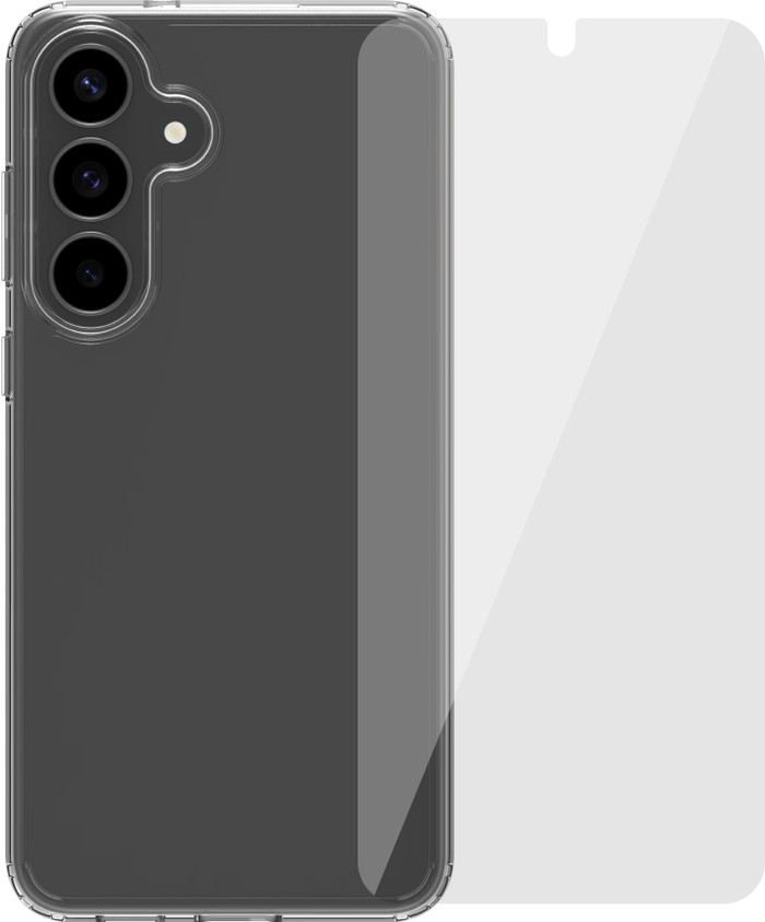 BlueBuilt Protective Backcover Samsung Galaxy S25 FE Transparent + Panzerglas Main Image