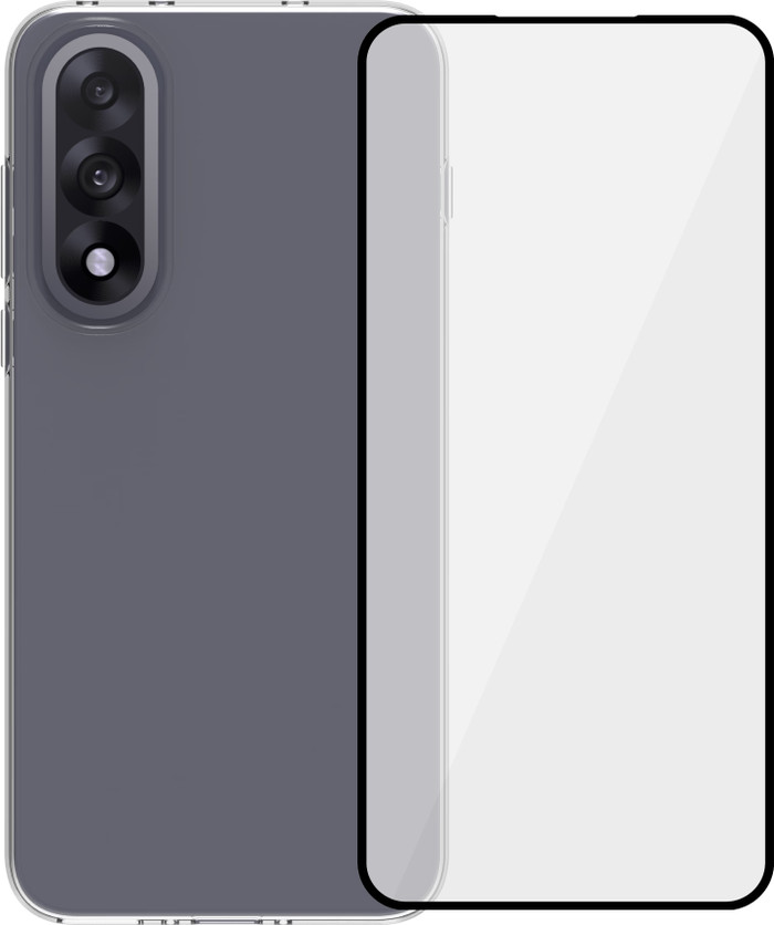 BlueBuilt OnePlus Nord 5 Backcover Transparent + Panzerglas Main Image