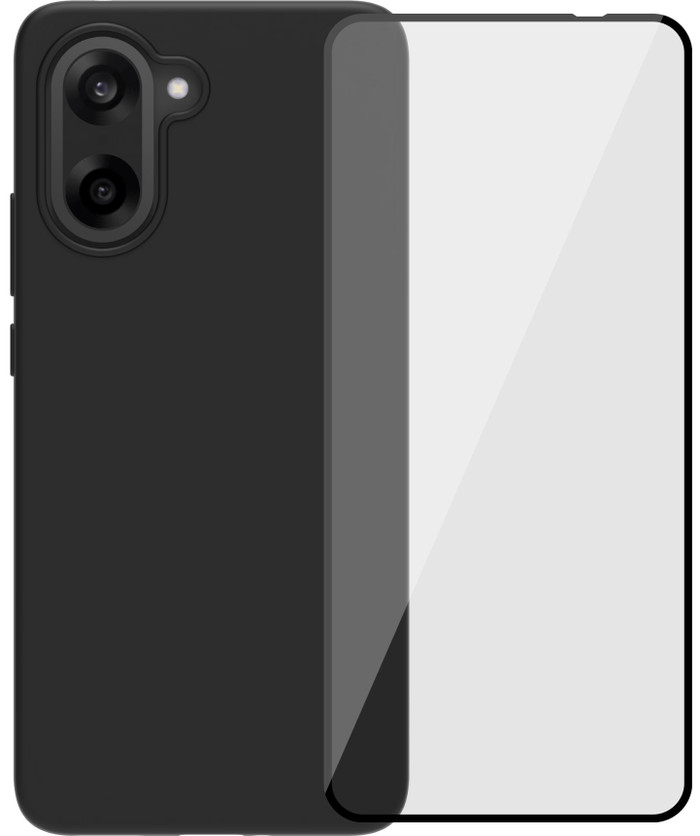 BlueBuilt OnePlus Nord CE 5 Back Cover Black + Screen Protector Glass Main Image