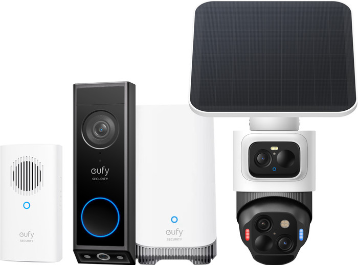 eufyCam S4 + HomeBase 3 + Video Doorbell E340 + Chime Main Image