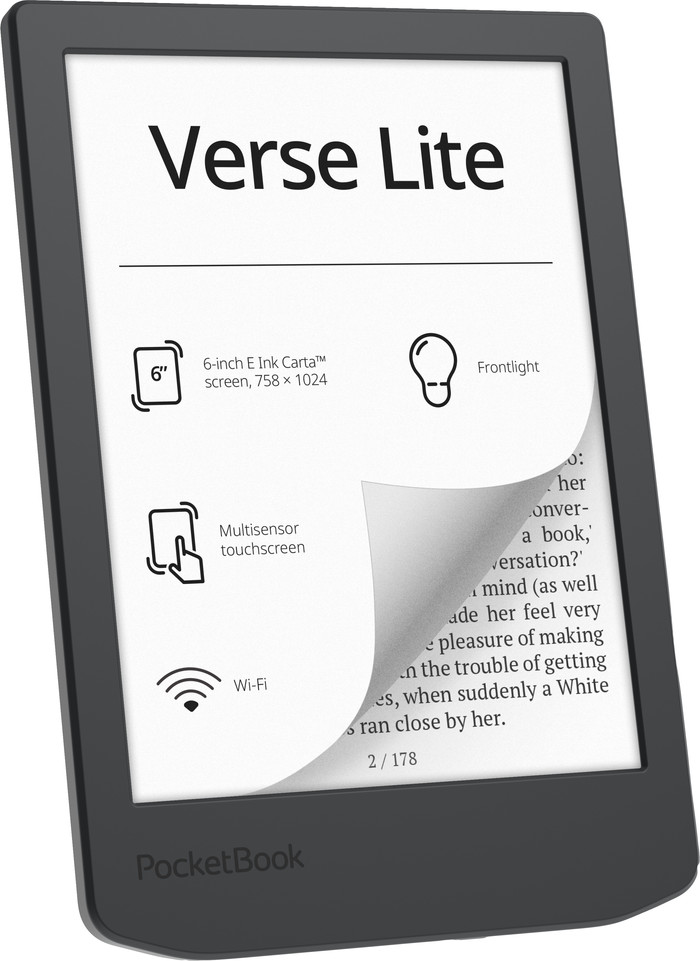 PocketBook Verse Lite Grau vorne