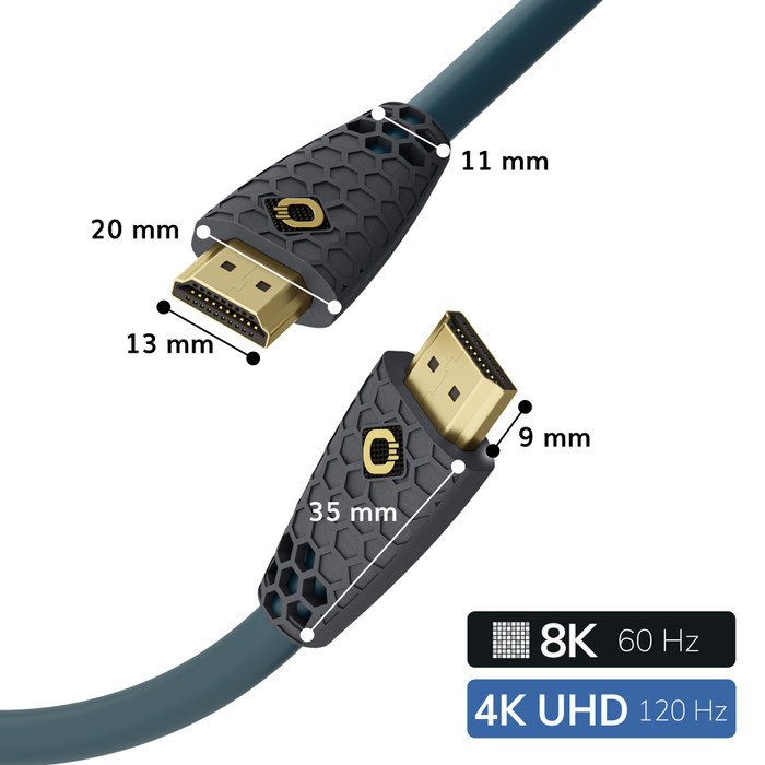 Oehlbach Flex Evolution 4K UHD HDMI 1.5m left side