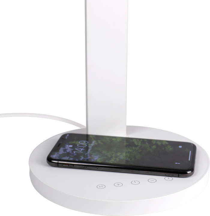 Deltaco Office LED Table Lamp 400 Lumens with Wireless Charging 10W detail