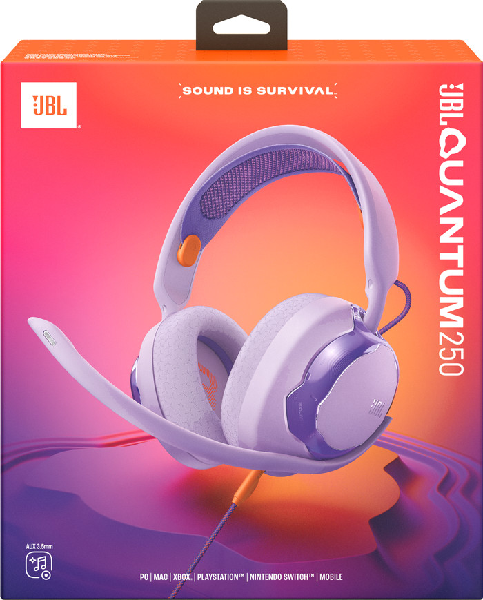 JBL Quantum 250 Lila verpackung