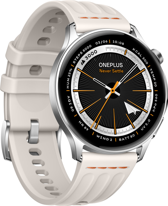 OnePlus Watch Lite Silber 45 mm rechte seite