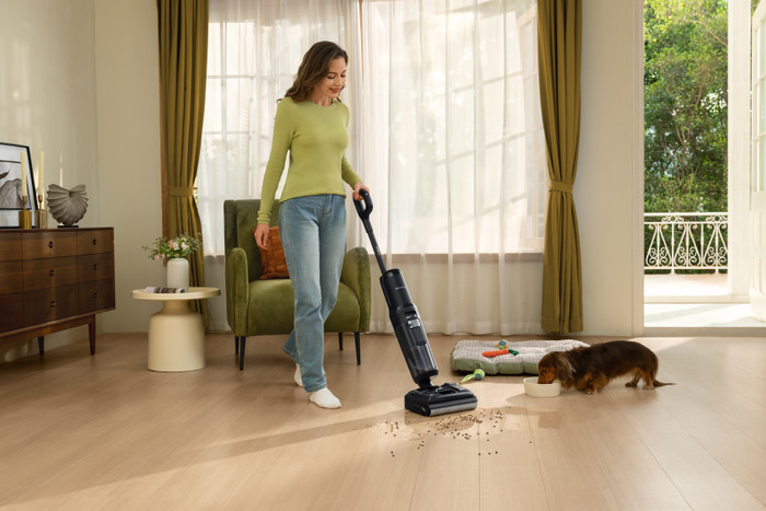 Tineco S7 Stretch produkt in gebrauch