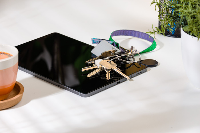 BlueBuilt Samsung Galaxy Tab S10 Ultra / S9 Ultra Panzerglas produkt in gebrauch