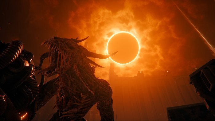 Saros PS5 produkt in gebrauch