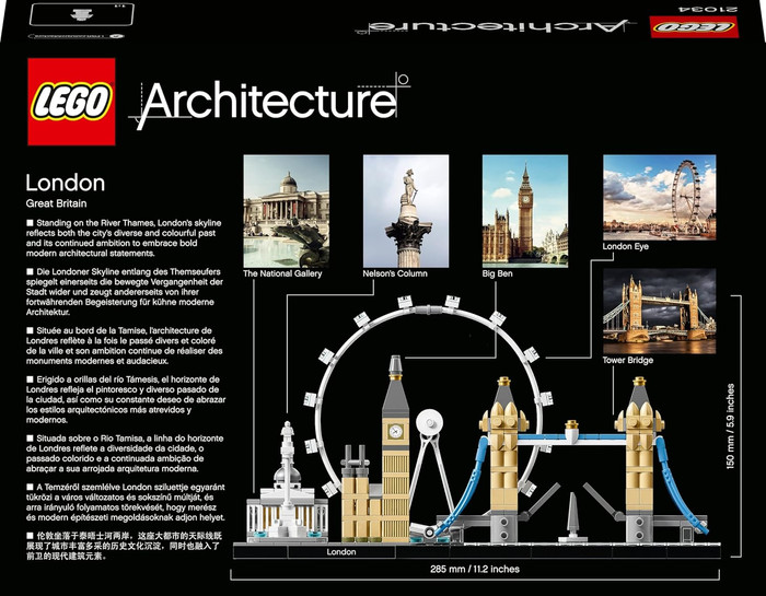 LEGO Architecture London 21034 verpackung