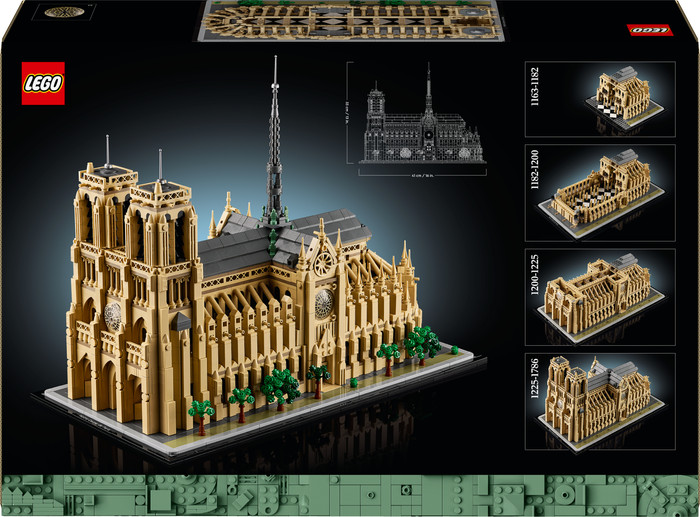 LEGO Architecture Notre-Dame de Paris 21061 verpackung