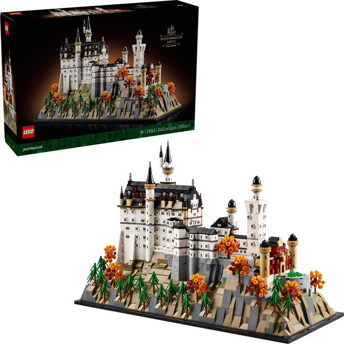 LEGO Architecture Schloss Neuschwanstein 21063 rechte seite
