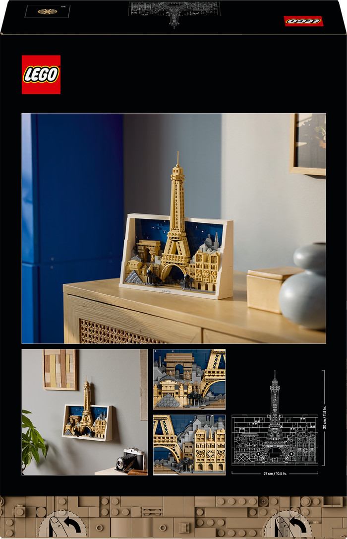 LEGO Architecture Paris - Stadt der Liebe 21064 verpackung