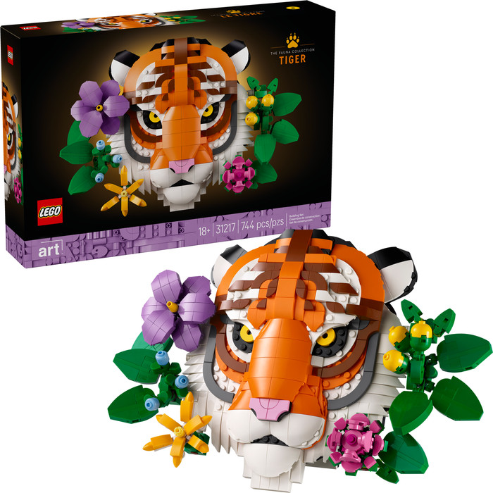 LEGO Art Fauna Collection - Tiger 31217 rechte seite