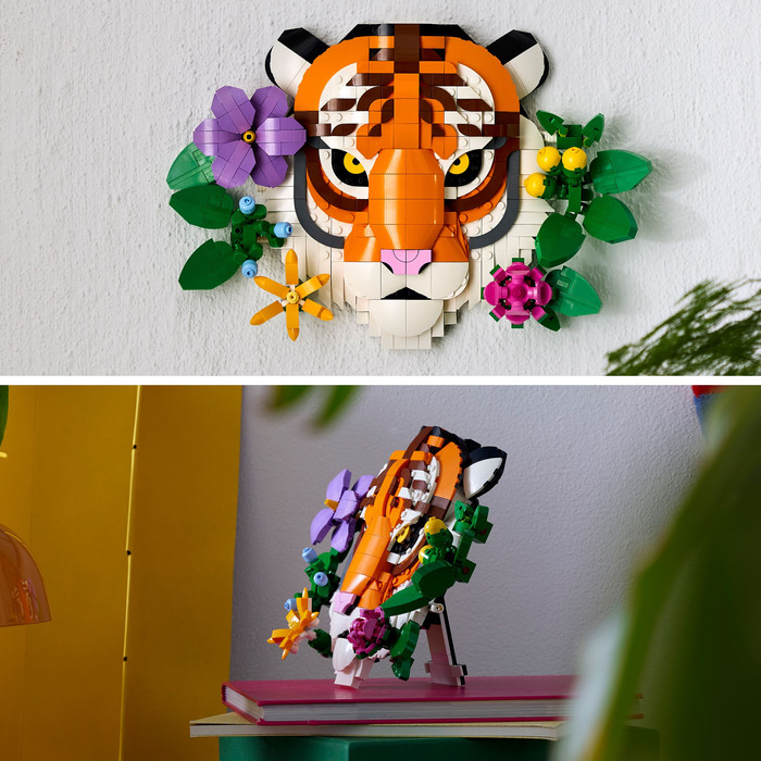 LEGO Art Fauna Collection - Tiger 31217 produkt in gebrauch