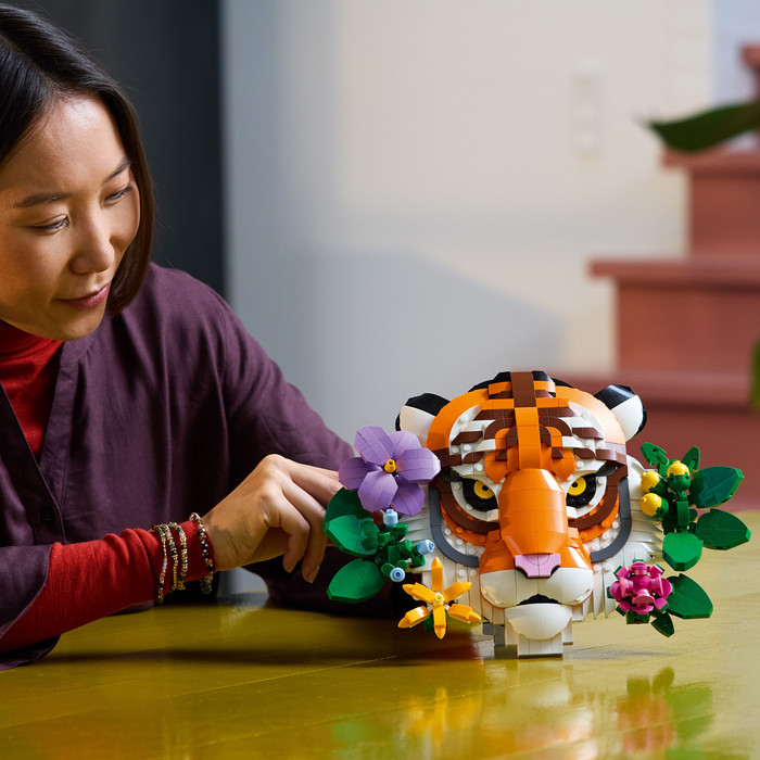 LEGO Art Fauna Collection - Tiger 31217 produkt in gebrauch