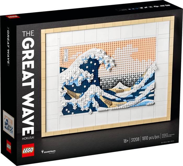 LEGO Art Hokusai The Great Wave 31208 packaging