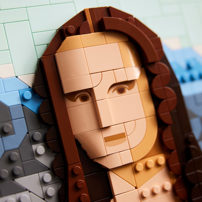 LEGO Art Mona Lisa 31213 produkt in gebrauch