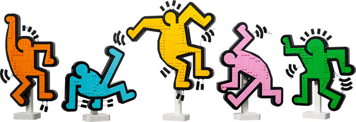 LEGO Art Keith Haring Dancing Figures 31216 Main Image