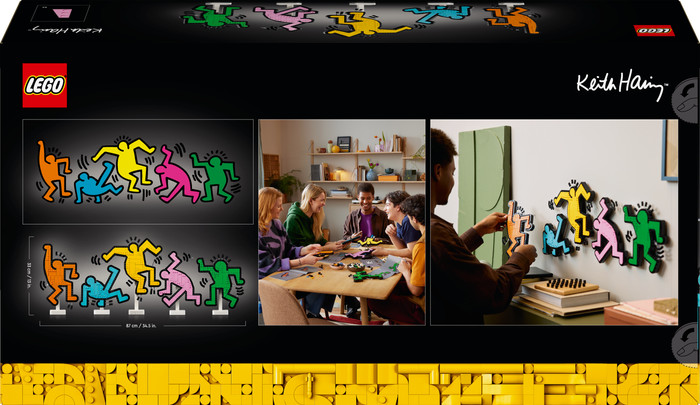 LEGO Art Keith Haring Dancing Figures 31216 packaging