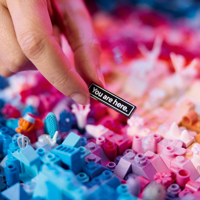 LEGO Art Die Milchstraßen-Galaxie 31212 produkt in gebrauch