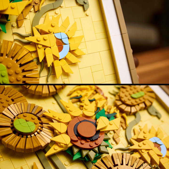 LEGO Art Vincent van Gogh Sunflowers 31215 product in use