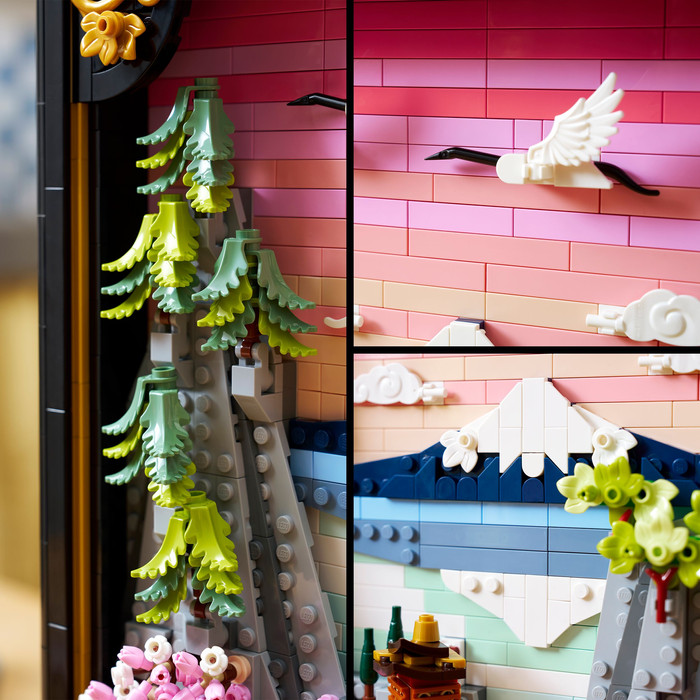 LEGO Art Japanese Cherry Blossom 31218 product in use