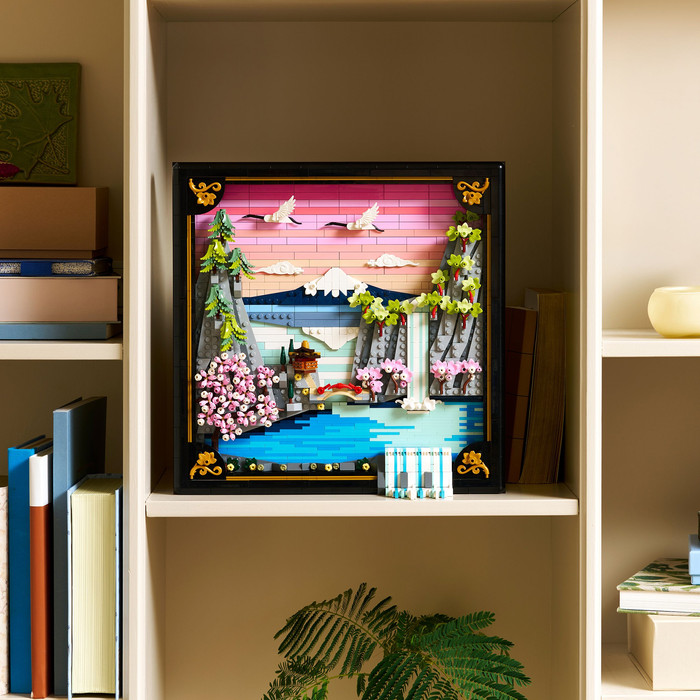 LEGO Art Japanese Cherry Blossom 31218 product in use