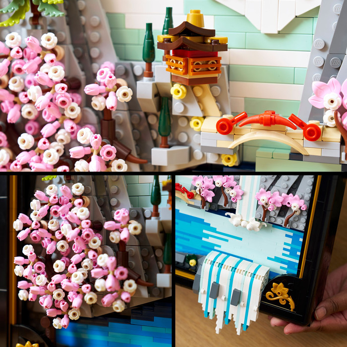 LEGO Art Japanese Cherry Blossom 31218 product in use
