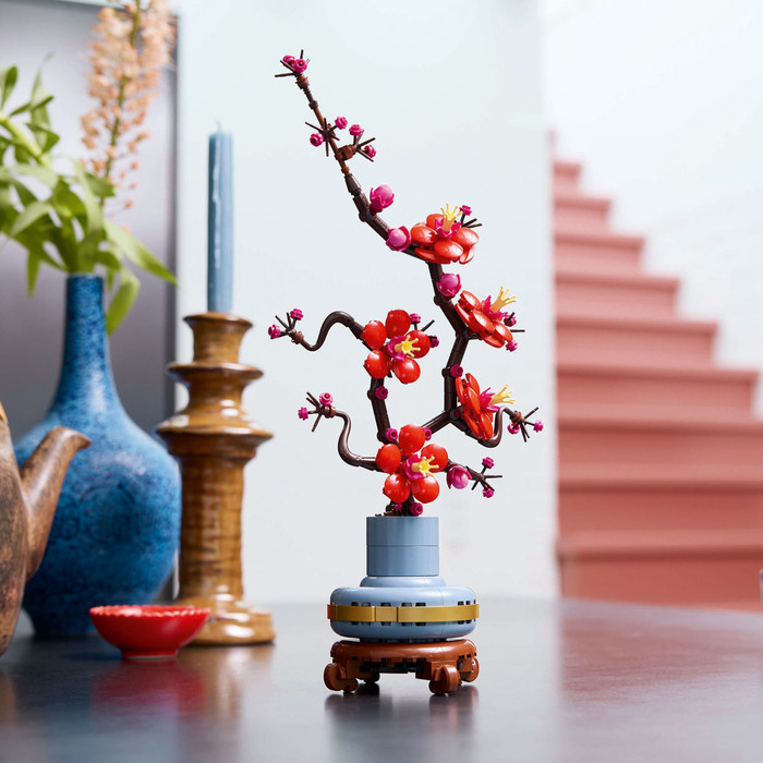 LEGO Botanicals Japanese Plum Blossom 10369 product in use