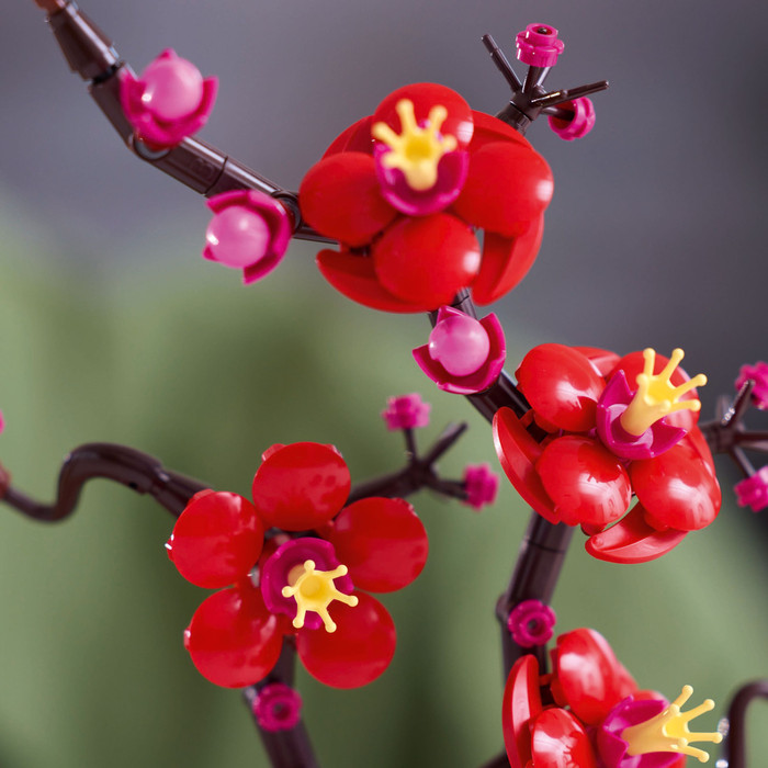 LEGO Botanicals Japanese Plum Blossom 10369 product in use