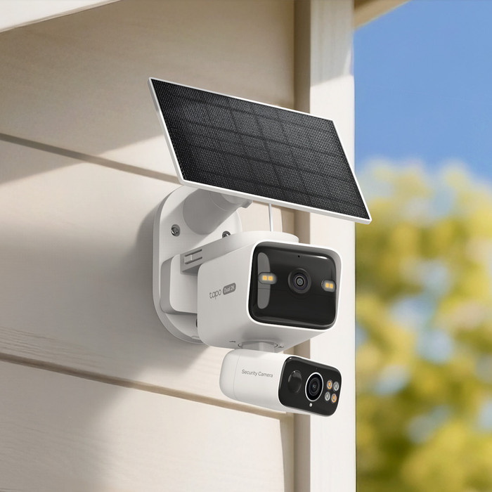 TP-Link Tapo C645D Solarset produkt in gebrauch