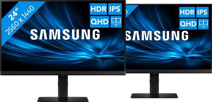 Samsung LS24D600UAUXEN Doppelpack Main Image