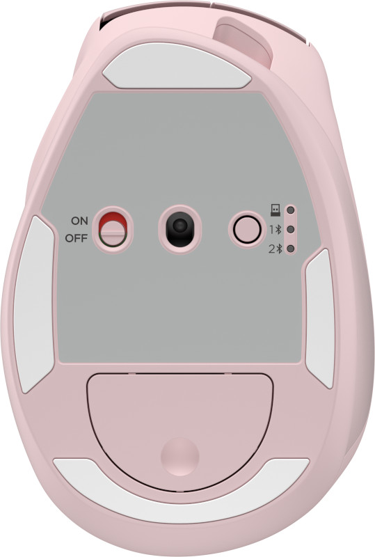 HP Tilt Ergonomische Maus 720M Rosa unten