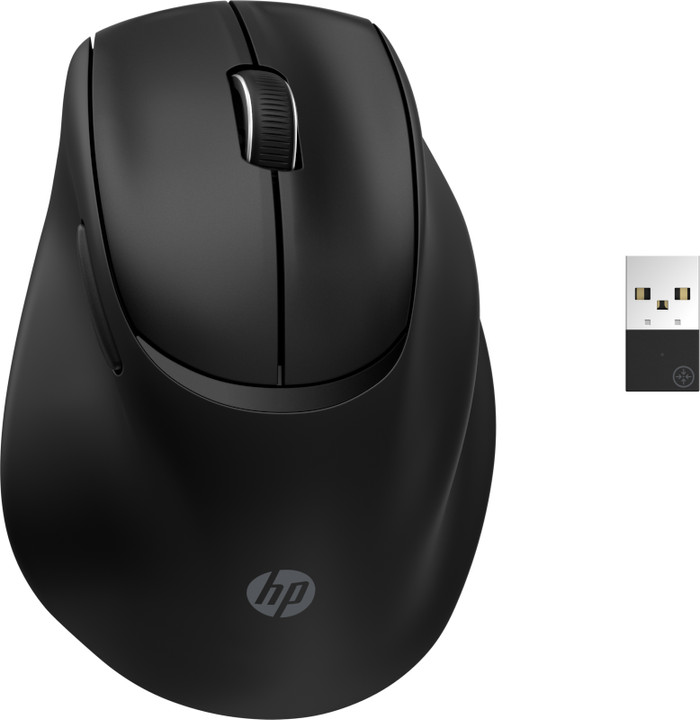 HP Tilt Ergonomische Maus 720M Schwarz oberseite