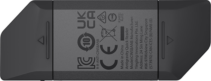 Antigravity Quick Reader back