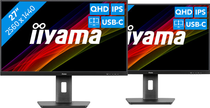 iiyama ProLite XUB2797QSNP-B1 Duo Pack Main Image