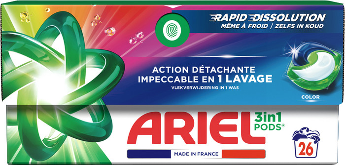 Ariel 3in1 Pods Colour - 26 Stück Main Image
